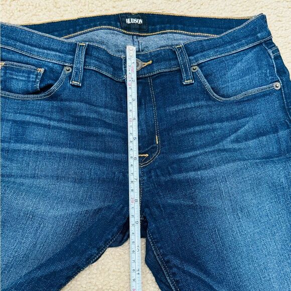 Hudson Jeans Krista Ankle Super Skinny Mid Rise Medium Blue Wash Jeans Sz 29 EUC - Picture 6 of 11
